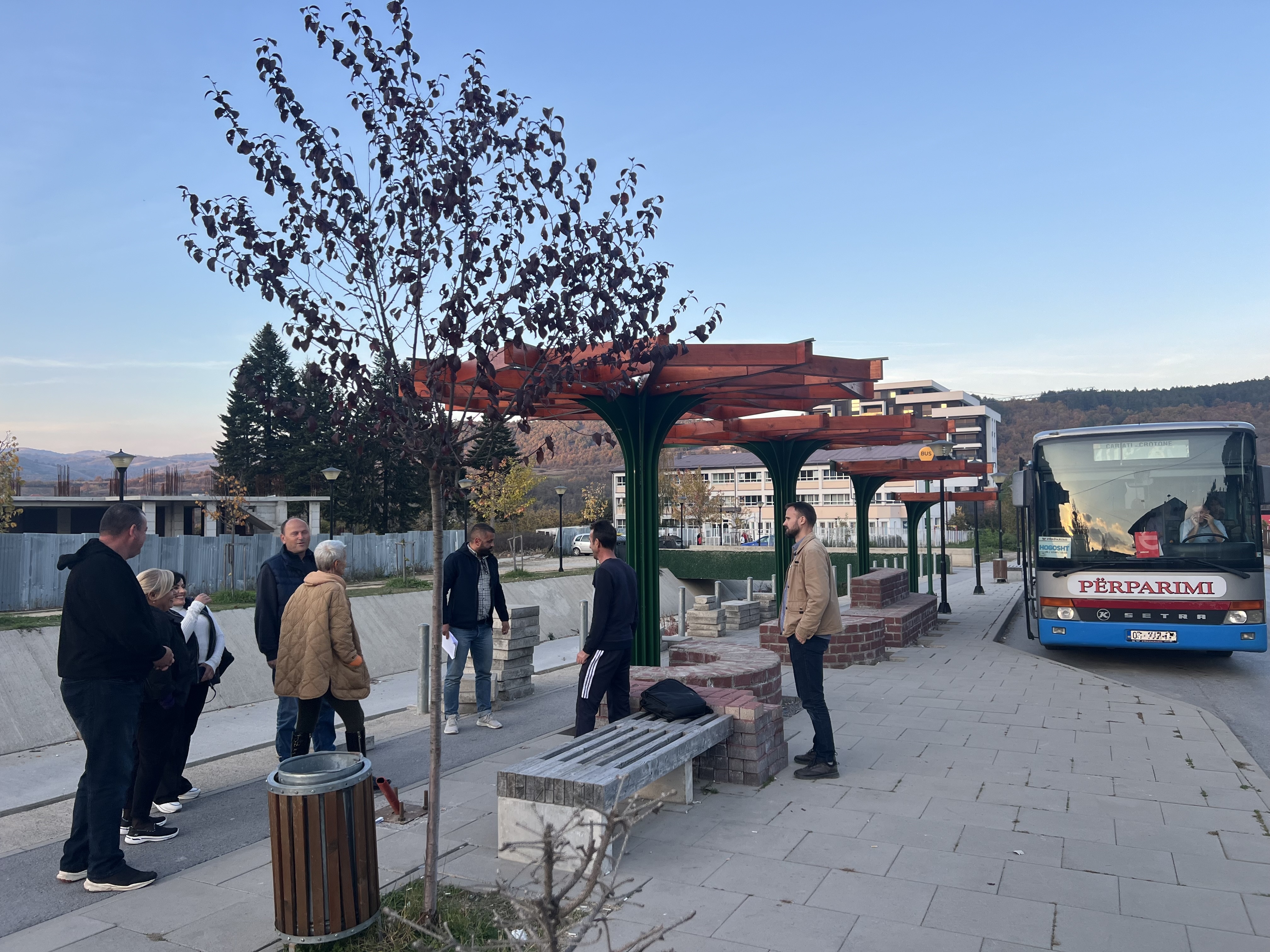 Monitoring of the Construction of Bus Shelters in the Municipality of Kamenica